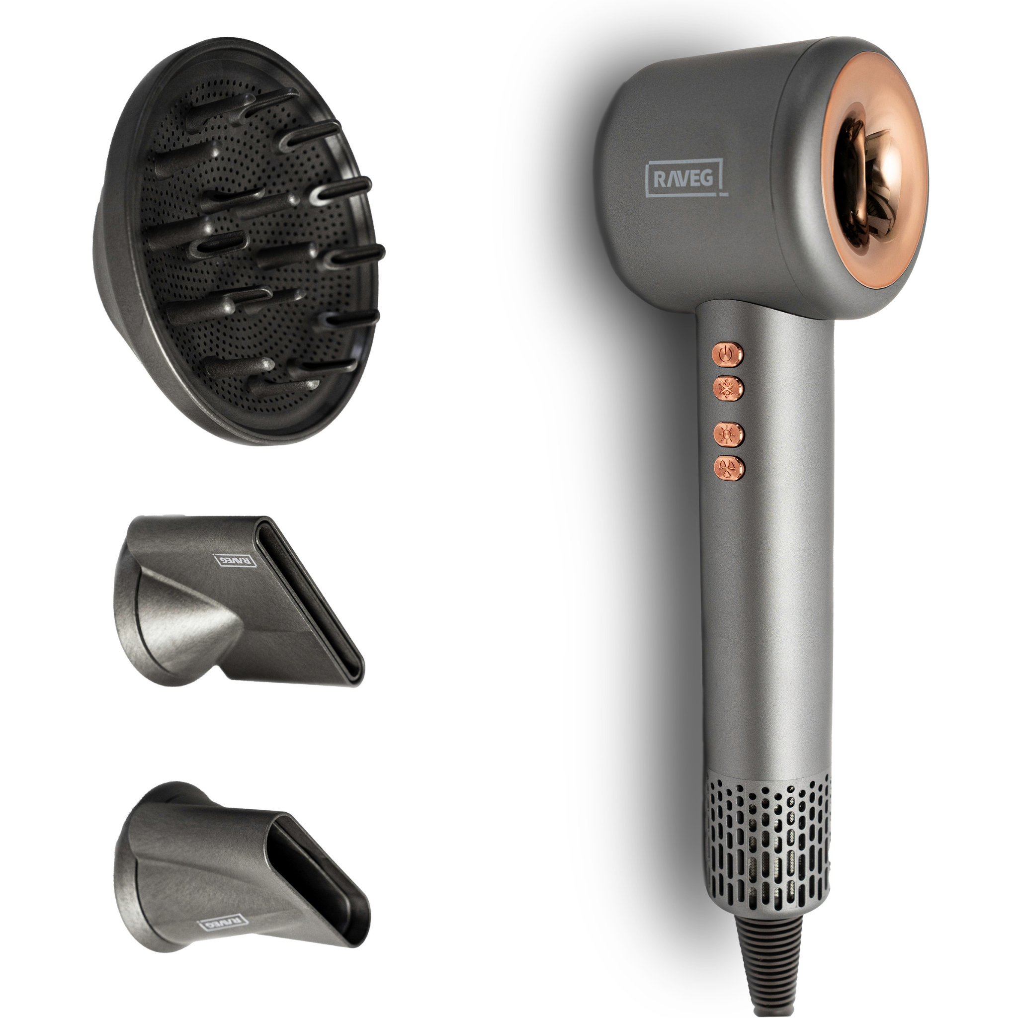 RAVEG Hyperpower ® Angor grey - Hårføner