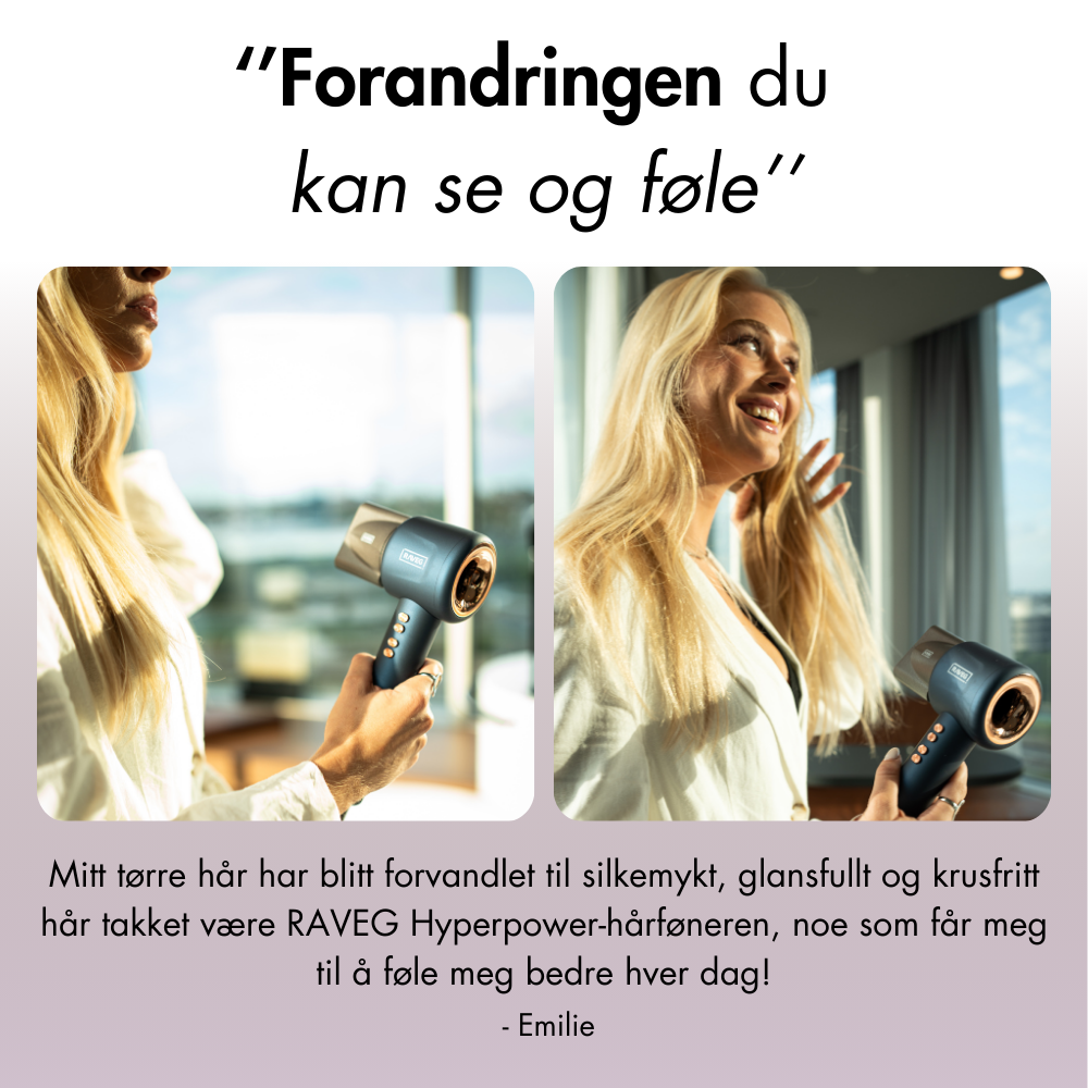 RAVEG Hyperpower ® Angor grey - Hårføner